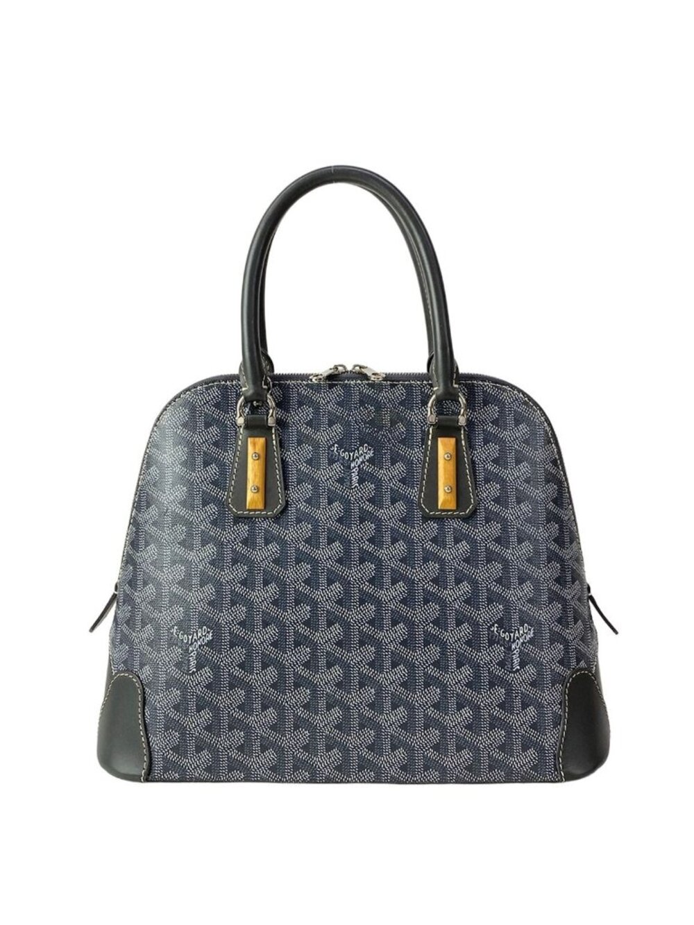 Goyard Handbag Vendome PM Gray Leather